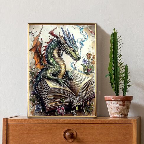 Zendiyo Fairy 5D Diamond Painting Kits للبالغين ، وأطقم فن الماس المصنوعة من الزجاج الماس للبالغين للمبتدئين ، DIY Diy Drill Diamonds Dots Gem Art Paints for Home Wall Decor in Kuwait