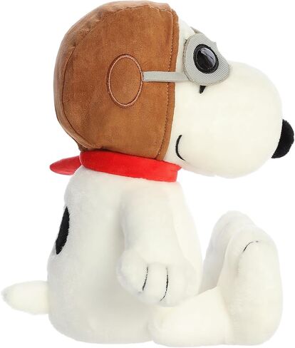 Aurora® Adorable Peanuts® Flying Ace Stuffed Animal - Officially Licensed Toys for All Snoopy Fans - Nostalgic Gift for Adults and Birthday Celebrations - 12 Inches in Saudi Arabia