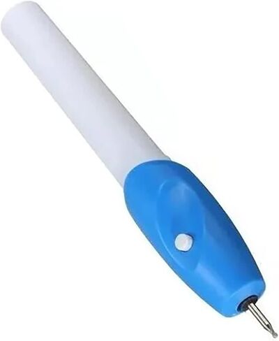Tyenaza Electric Lettering Pen ، Cordless Handheld Corving DIY النقش التلقائي للجلد البلاستيكي المعدني الزجاجي (19 × 3 × 3 سم) in Saudi Arabia