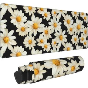 Pirate Ship Gaming Mouse Pad, Large Non-Slip Rubber Base Mousepad XL 31.5x11.8in, Keyboard Mouse Mat, Desk Pad with Stitched Edges for Gamer Home&Office in Kuwait