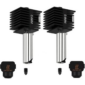 Hotend لطابعات Bambu Lab A1 ثلاثية الأبعاد من سلسلة Bambu lab A1/A1 Mini Hotend مع فوهة فولاذية صلبة مقاس 0.4 مم وغطاء من السيليكون in Kuwait