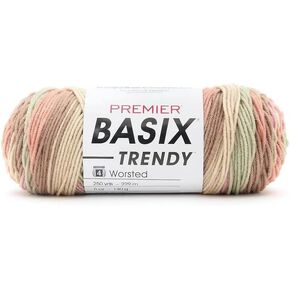Premier Yarns Basix Trendy ، والأكريليك الخطي ، والوزن الصوفى خيوط الوزن 2176-09 Salsa in Kuwait