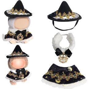 17cm Doll Halloween Clothes - Costume Outfit for 17cm Dolls Witch Clothes (Magic Witch)（No Doll） in Saudi Arabia