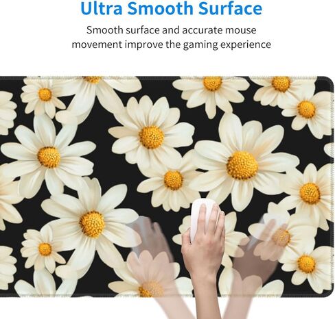 Pirate Ship Gaming Mouse Pad, Large Non-Slip Rubber Base Mousepad XL 31.5x11.8in, Keyboard Mouse Mat, Desk Pad with Stitched Edges for Gamer Home&Office in Kuwait