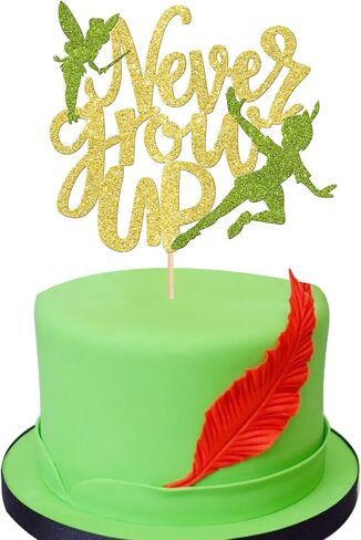 1 PCS Fairy Party Happy Birthday Cake Topper - Glitter Butterfly Floral Fairies Cake Pick for Theme Baby Shower, Kids Girls Garden Party Decorations Supplies - Purple in Saudi Arabia
