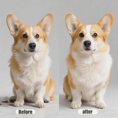 Deseshedding Dog Brush & Pet Hair Remover - أداة سفك الكلاب والقطط ، مزيل الشعر المتساقط للأرانب/الخيول - شعر الكلاب المحترفة وأداة الاستمالة الستي in Saudi Arabia