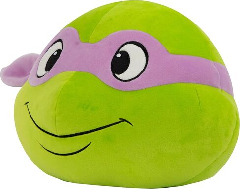 Tomy Club Mocchi Mocchi- Teenage Mutant Ninja Turtles Plush - Donatello Head Plushie - Squishy Tmnt Toys - Plush Termible Tmnt Figures - ألعاب أفخم ناعمة وديكور غرفة TMNT - 15 بوصة in Kuwait