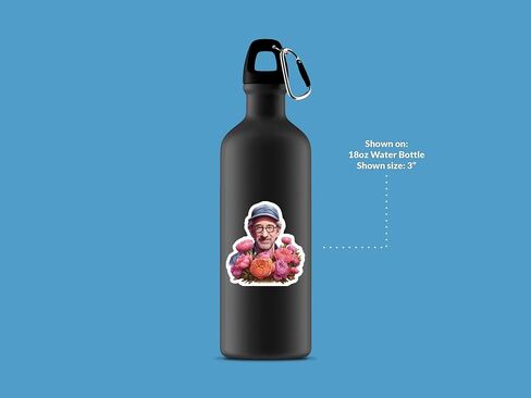 Steven Spielberg Sticker, 10" in Saudi Arabia