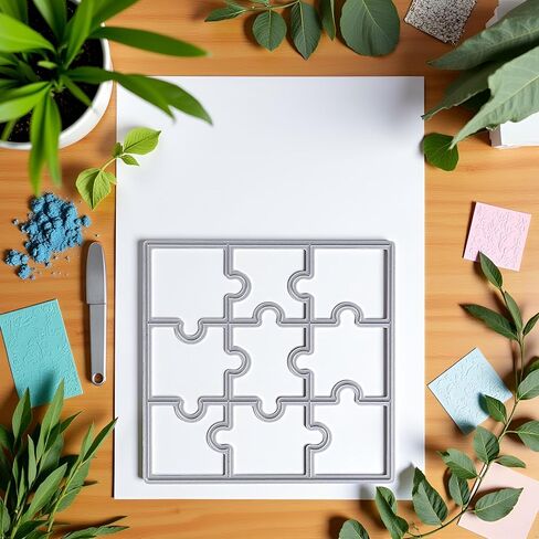 تموت اللغز DIY القالب المعدني القطع ، من أجل DIY Scrapbooking Photo Album Decorative Papering Paper in Kuwait