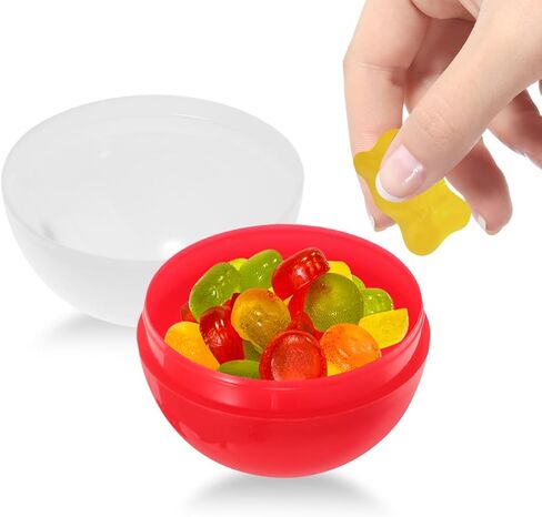 IMIKEYA Empty Balls 50pcs Fillable Vending Machine for Gumball Machines - for and Party in Saudi Arabia