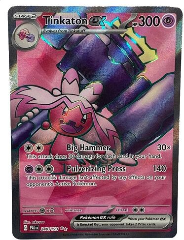 Pokemon - Tinkaton ex 240/193 - Paldea Evolved - Full Art Ultra Rare in Saudi Arabia