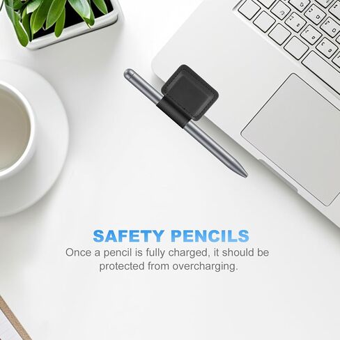 حامل حلقة القلم Boxob 5pcs ، حامل القلم الجلدي اللصق الذاتي مرنة قلم رصاص مرن مرفق بحالة دفاتر المجلات لقلم الرصاص Apple (USB-C / 1st / 2nd Generation) وأقلام القلم in Kuwait