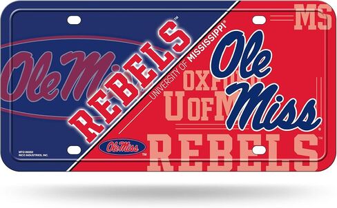 علامة Rico Industries NCAA Mississippi State Bulldogs المصنوعة من ألياف الكربون المعدنية مقاس 8.5 بوصة × 11 بوصة - رائعة للشاحنة/السيارة/سيارات الدفع الرباعي in Kuwait