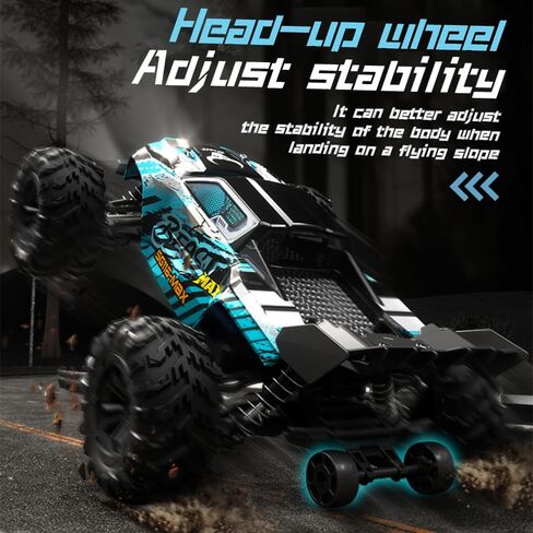 X-Verse SG316 MAX FAST RC CARS للبالغين بحد أقصى 50 ميلاً في الساعة ، 1/16 4x4 محرك بدون فرش على الطريق عن بعد شاحنة التحكم عن بُعد ، سيارة RC عالية السرعة 4WD ، جميع التضاريس RC Truggy (3 بطارية) in Kuwait