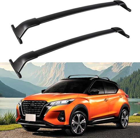 قضبان متقاطعة لحامل السقف لسيارة Nissan Kicks 2017-2024 مريحة لنقل الأمتعة والأمتعة in Kuwait