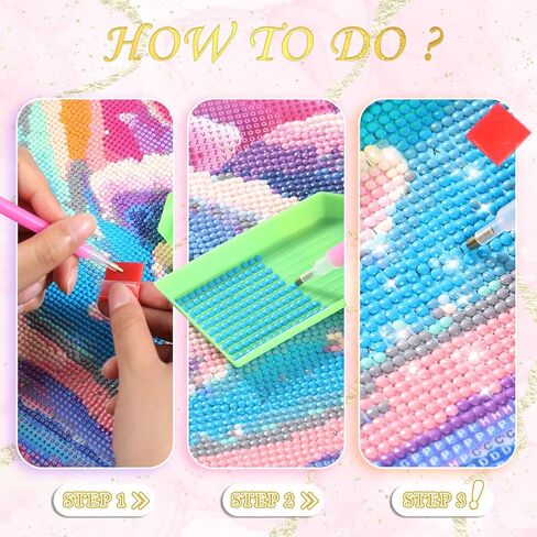 Uibdvks Diamond Art Painting DIY KITS Yellow Labrador Retriever Stitch Diamond Dots 5D Full Round Drill Painf in Saudi Arabia