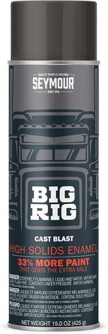 Seymour 20-1615 Big Rig Professional Coatings Spray Paint, Gloss Frame Black in Kuwait