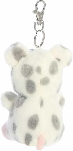 Aurora® Adorable Palm Pals™ Piggles Spotted Piglet™ Clip-On- Fun Collectible Plush For Kids and Adult Collectors - Perfect For Backpacks and Birthday Gifts - Gray 4 Inches in Saudi Arabia