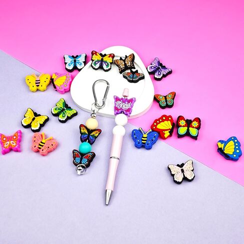 20 PCS Cross Beads ، Jesus Silicone Bocal Beads for Pens Sulk ، Cross Bocal Bead for Keychain Making Darcelet Sharms Sharms Homed Diy Diy Hompts in Kuwait