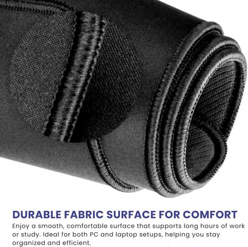 Excel Shortcut Keys Mouse Pad – XXL Extended Desk Mat with Non-Slip Base & Stitched Edges – Black Extra Large Gaming & Office Mousepad, 900x400mm Cheat Sheet for Work, Study & Laptop Setup in Kuwait