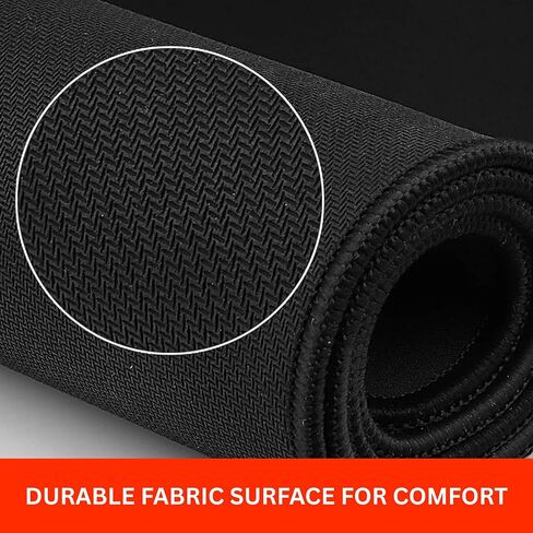 Excel Shortcut Keys Mouse Pad – XXL Extended Desk Mat with Non-Slip Base & Stitched Edges – Black Extra Large Gaming & Office Mousepad, 900x400mm Cheat Sheet for Work, Study & Laptop Setup in Kuwait