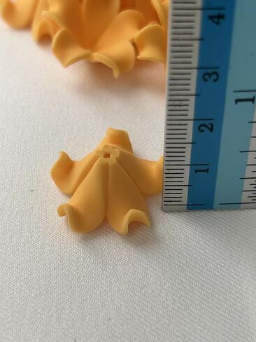 25 PCS Mini Puakeikeni Clay Beads (2.5 سم) لصنع المجوهرات ، DIY ، لوازم الحرف (أبيض) in Kuwait