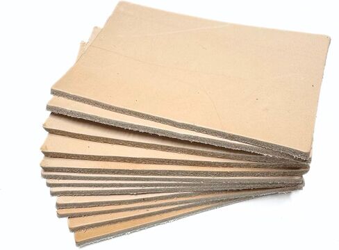 Leather Practice Pieces Pack 12 - Oak Vegetable Leather Practice Pieces for Crafting Bookmarks and Key Fobs - Can Be Personalized (3" x 4.5") in Saudi Arabia