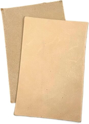 Leather Practice Pieces Pack 12 - Oak Vegetable Leather Practice Pieces for Crafting Bookmarks and Key Fobs - Can Be Personalized (3" x 4.5") in Saudi Arabia