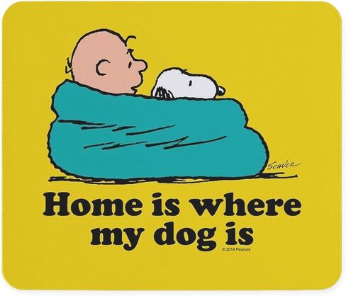 Cafepress Snoopy Home هو المكان الذي يكون كلبي ممتلئًا بـ BL mousepad ألعاب مطاطية غير قابلة للانزلاق in Saudi Arabia