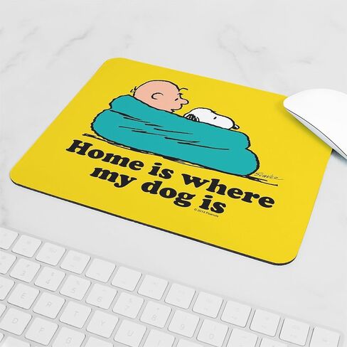 Cafepress Snoopy Home هو المكان الذي يكون كلبي ممتلئًا بـ BL mousepad ألعاب مطاطية غير قابلة للانزلاق in Saudi Arabia