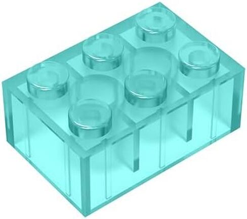 Classic Bulk Brick Block 2x3, 100 Piece Golden Brick 2x3,Compatible with Lego Parts and Pieces 3002, Creative Play Set - Compatible with Major Brands(Colour:Golden) in Saudi Arabia