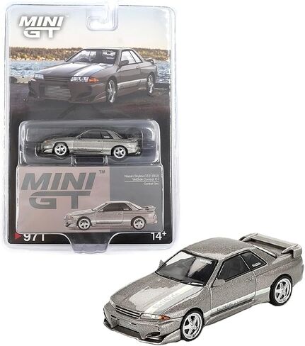 Diecast Model Car Compatible with Mini GT 1:64 Nissan Skyline GT-R (R32) Veilside Combat C-I Veilside Combat Grey Limited Edition MGT00971 in Saudi Arabia