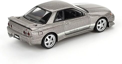 Diecast Model Car Compatible with Mini GT 1:64 Nissan Skyline GT-R (R32) Veilside Combat C-I Veilside Combat Grey Limited Edition MGT00971 in Saudi Arabia