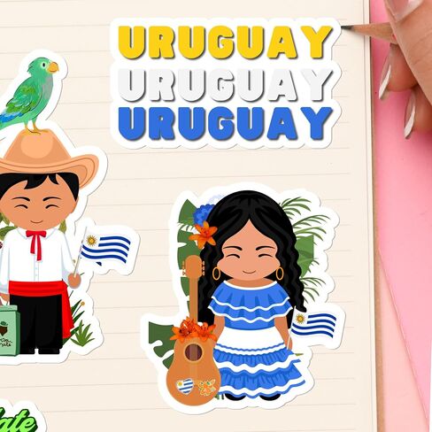 مجموعة ملصق uruguay من 32 شارات كبيرة | موارد الفصول الدراسية الثقافية in Saudi Arabia