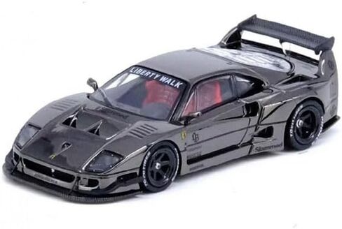 DIECAST Collectibles Model Car متوافق مع Inno64 1:64 LBWK Ferrari F40 Chrome Black In64-LBWKF40-CHB in Saudi Arabia