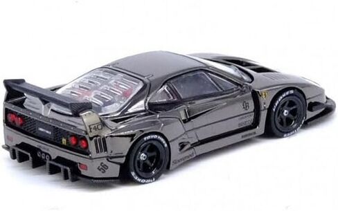 DIECAST Collectibles Model Car متوافق مع Inno64 1:64 LBWK Ferrari F40 Chrome Black In64-LBWKF40-CHB in Saudi Arabia