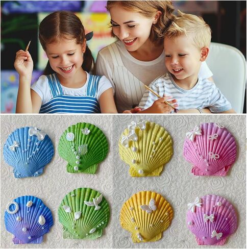 30pcs قذائف الأسقلوب الطبيعية 2.3 ''-3 '' قذائف البحر البيضاء لصنع الحرف اليدوية ، والرسم اليدوي ، والحفلات ذات الطابع المحيط وديكور المنزل in Saudi Arabia