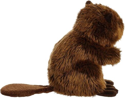 Aurora® الواقعية Miyoni® Beaver حيوان محشو - التفاصيل النابضة بالحياة - الرفقة العزيزة - بني 9 بوصات in Saudi Arabia