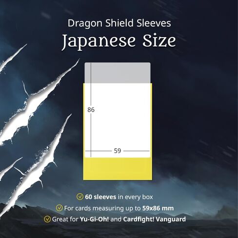أكمام يابانية من Arcane Tinmen Dragon Shield - نحاس غير لامع 60 قيراط - أكمام بطاقات ناعمة وقوية - متوافقة مع Pokemon وYugioh والمزيد - TCG، OCG،ART11116 in Saudi Arabia
