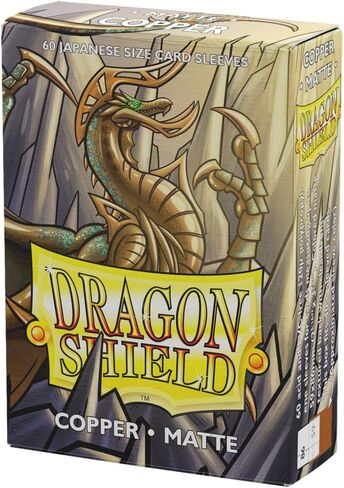 أكمام يابانية من Arcane Tinmen Dragon Shield - نحاس غير لامع 60 قيراط - أكمام بطاقات ناعمة وقوية - متوافقة مع Pokemon وYugioh والمزيد - TCG، OCG،ART11116 in Saudi Arabia
