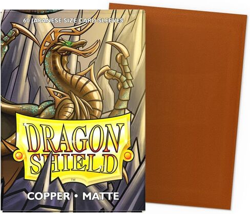أكمام يابانية من Arcane Tinmen Dragon Shield - نحاس غير لامع 60 قيراط - أكمام بطاقات ناعمة وقوية - متوافقة مع Pokemon وYugioh والمزيد - TCG، OCG،ART11116 in Saudi Arabia