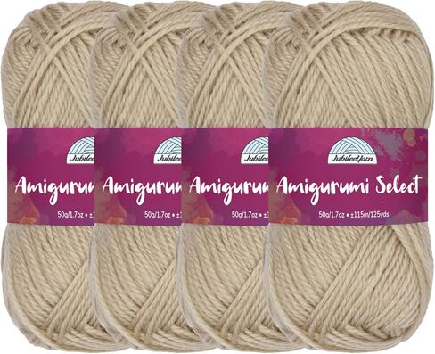 Jubileeyarn Amigurumi حدد الغزل - Baby Acrylic - Daisy - 4 Skeins in Kuwait