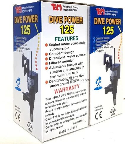 حوض أسماك Powerhead 125gph ، الترشيح ، الأكسجين ، مضخة مياه خواص الدورة الدموية لخزان الأسماك ، نافورة ، مرشح السفن ، مرشح الإسفنج in Saudi Arabia