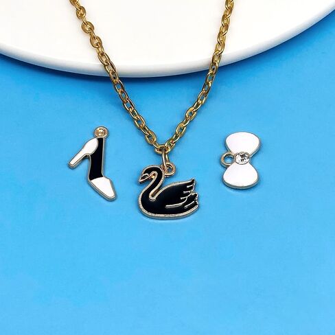 Youdiyla 32pcs Alloy enamel women's suit series Pendant Jewelry Making DIY Keychain Earrings Pendant Various Design Charms for Jewelry Making Bracelets Necklace (SN214) in Kuwait