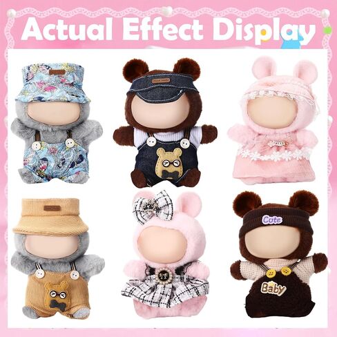 تم تعيين ملابس للدمى التي تبلغ مساحتها 17 سم ، و 6 دمى حزمة مع إكسسوارات مثالية لللباس والجمع ، لا توجد دمية مشمولة in Kuwait