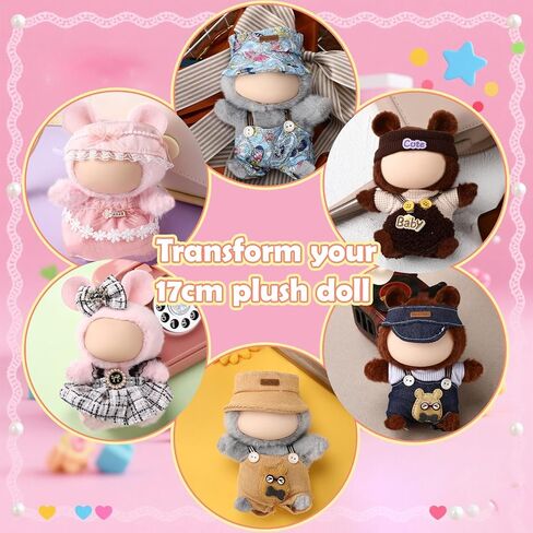 تم تعيين ملابس للدمى التي تبلغ مساحتها 17 سم ، و 6 دمى حزمة مع إكسسوارات مثالية لللباس والجمع ، لا توجد دمية مشمولة in Kuwait