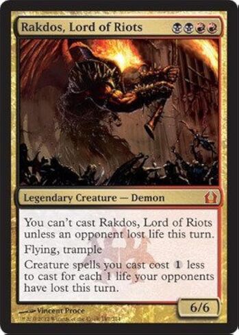السحر: The Gathering - Rakdos ، Lord of Riots (187) - العودة إلى Ravnica in Saudi Arabia