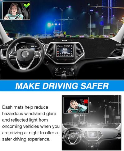 Cartist Dash Cover for Ford F150 2004 2005 2006 2007 2008 Dashboard Cover Mat Suede Non-Slip Pad Carpet Sunshield Protector in Kuwait