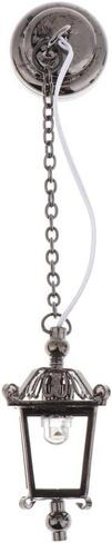 Hanging Lamp for 1/12 Dollhouse with Wire Frame in Black in Saudi Arabia