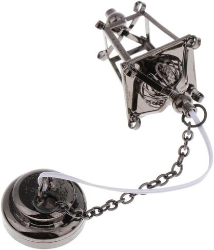 Hanging Lamp for 1/12 Dollhouse with Wire Frame in Black in Saudi Arabia
